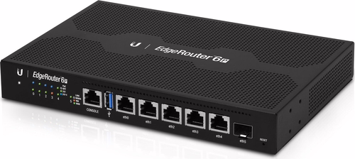 Ubiquiti Networks EdgeRouter 6P router Gigabit Ethernet 1U Negro | ER-6P | 0817882020640 imagen 1