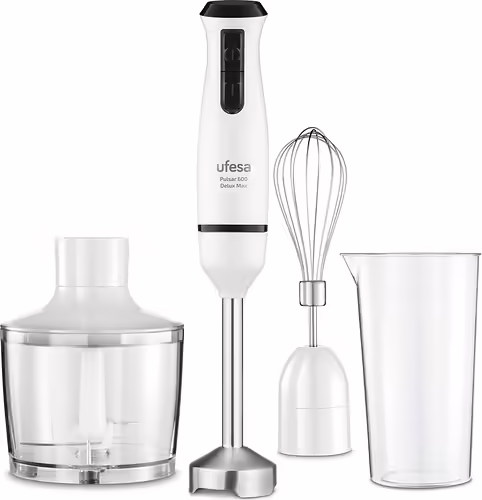 Ufesa 70105523 licuadora 0,6 L Batidora de inmersión 600 W Negro, Blanco | UFE70105523 | 8422160055232 imagen 1