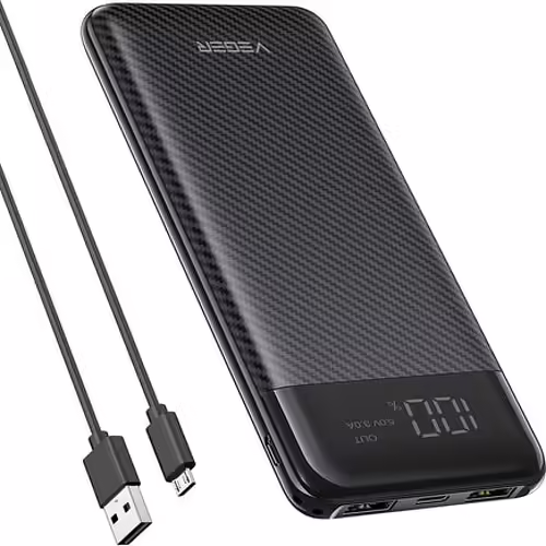 VEGER L11 10000 mAh Cargador inalámbrico Negro | VG-W1087 | 6970453555805 imagen 1