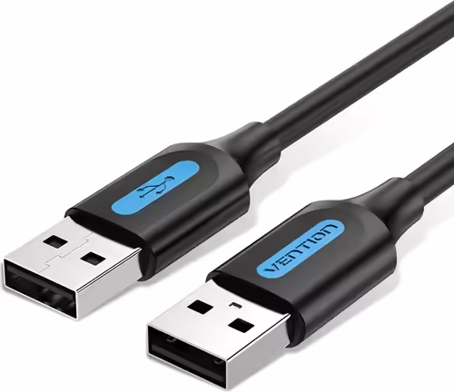 Vention Cable USB 2.0 COJBF/ USB Macho - USB Macho/ 1.5m/ Negro | 6922794748446 imagen 1
