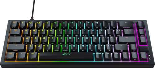 Xtrfy Telcado K5 Negro Compacto RGB Gaming Hot-Swappable | K5RGBCPTBLACKR-SPA | 7340086909754 imagen 1