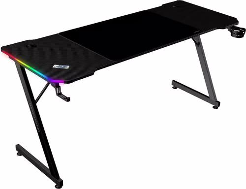 Mars Gaming MGD-X160RGB, Mesa Gaming Ergonómica, Iluminación ARGB con Mando, F | MGDX160RGB | 8435693107880 imagen 1