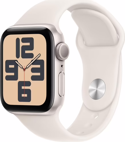 Apple watch serie se gps caja de aluminio blanco estrella 40mm, color de correa  | MXEF3QL/A imagen 1