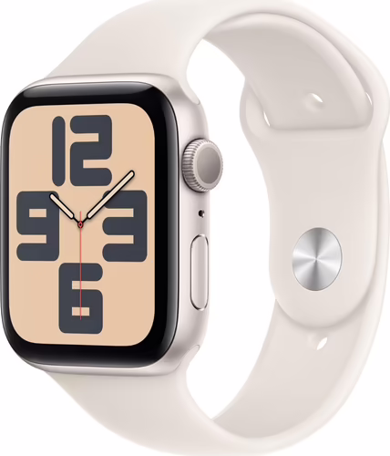 Apple Watch serie SE GPS Caja de Aluminio Blanco estrella 44mm, color de Correa  | MXEV3QL/A imagen 1