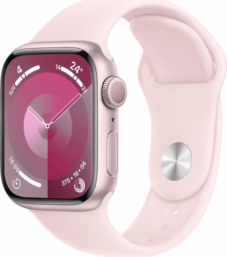 Apple Watch Series 9 GPS Caja de aluminio Rosa de 41mm, color de Correa Rosa Cla | MR943QL/A | 0195949030598 imagen 1