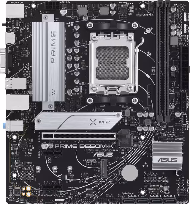 ASUS PRIME B650M-K AMD B650 Zócalo AM5 micro ATX | 90MB1F60-M0EAY0 | 4711387236628 imagen 1