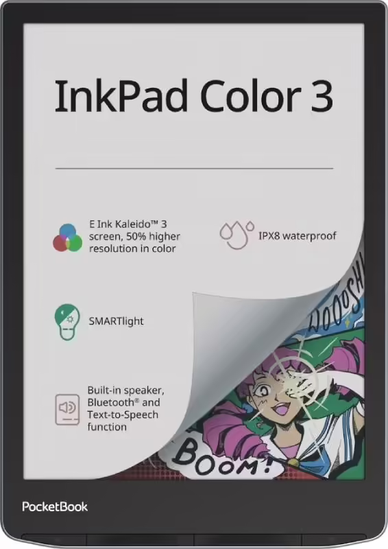 eBook PocketBook InkPad Color 3 7.8`` 32Gb(PB743K3-1-WW) | 7640152093937 imagen 1