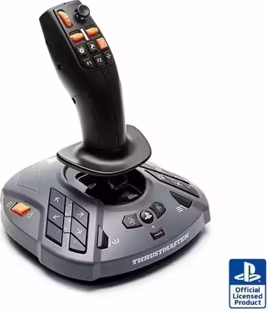 Thrustmaster SimTask FarmStick Negro Palanca de vuelo Analógico/Digital PC, Pla | 4160881 | 3362934112684 imagen 1