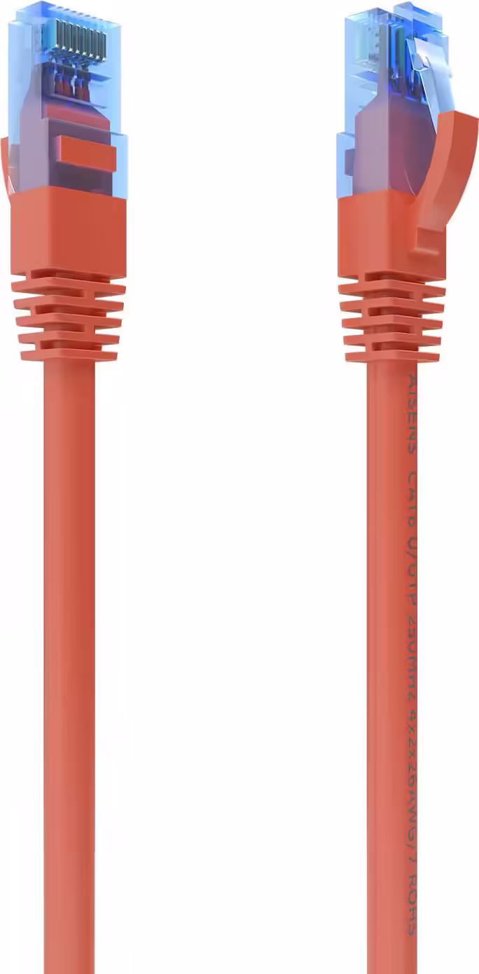 Cable AISENS RJ45 Cat.6 UTP CCA 2m Rojo (A135-0791) | 8435739900208 imagen 1
