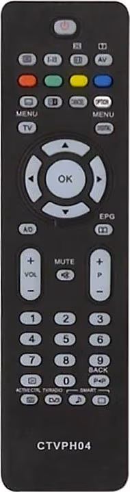 Mando para TV compatible con Philips (CTVPH04) | 02ACCOEMCTVPH04 | 8436034260691 imagen 1