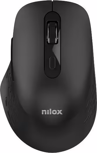 Ratón NILOX RF Wireless/BT 1600dpi Negro (NXMODWI01) imagen 1