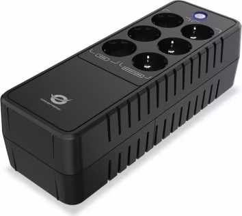 S.A.I. CONCEPTRONIC 650VA 360W 2xRJ45 Negra (ZEUS05E) | 4015867204047 imagen 1