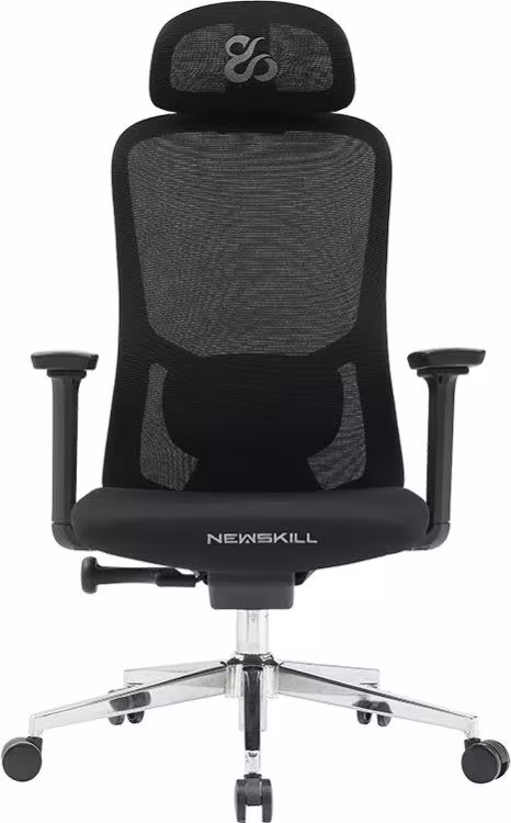 Silla Newskill Nue Ergonómica Negra (NS-CH-NUE-BB) imagen 1
