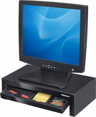 Soporte Fellowes Designer Monitor 21`` Negro (8038101) | 0163120565016 imagen 1