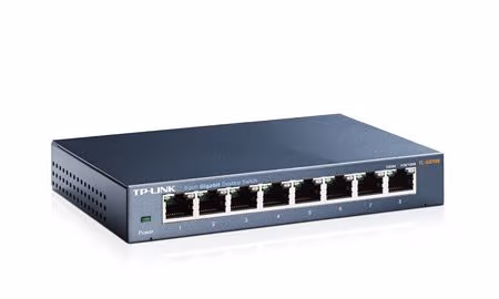 SWITH TP-Link 8 PTOS Gigabit TL-SG108 | 6935364021153 imagen 1