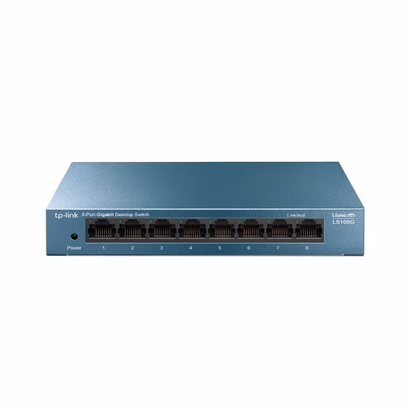 Switch TP-Link 8xRJ45 GbE Azul (LS108G) | 6935364085452 imagen 1