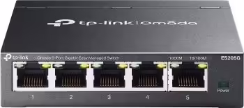 Switch TP-Link Omada Easy Managed 5p Gigabit (ES205G) | 8885020620924 imagen 1