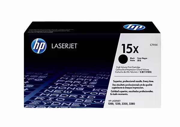 TONER HP 15X NEGRO ALTA CAPACIDAD C7115X | 0735029212225 imagen 1