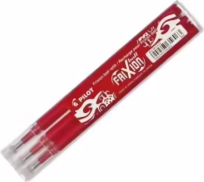 3 UNIDADES RECAMBIOS PARA BOLIGRAFO PILOT BORRABLE FRIXION BALL 0.7 ROJO BLS-FR7 | BLS-FR7-R-S3 | 4902505356063 imagen 1
