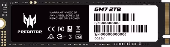 Acer Predator GM7 M.2 2 TB PCI Express 4.0 NVMe | BL.9BWWR.119 | 6955914619135 imagen 1