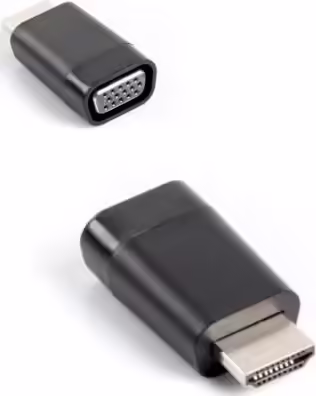 ADAPTADOR LANBERG HDMI-A MACHO A VGA HEMBRA AD-0016-BK | 5901969408799 imagen 1