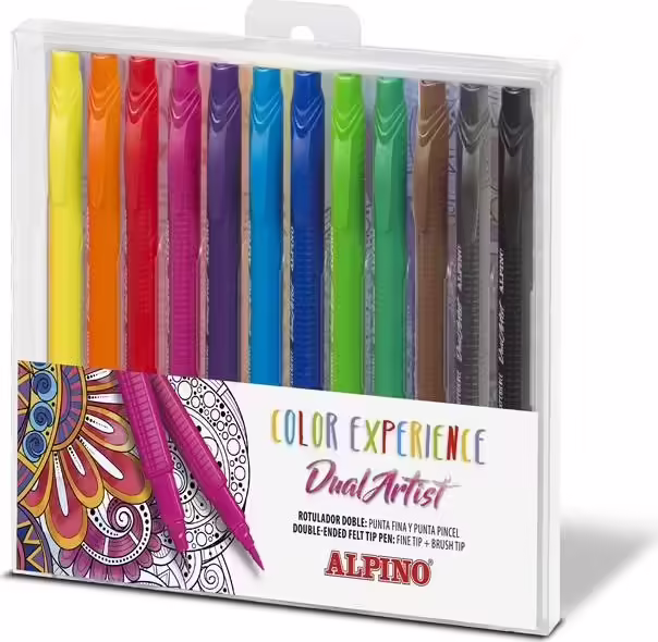 Alpino AR000186 rotulador Multicolor 12 pieza(s) | 8413240605683 imagen 1