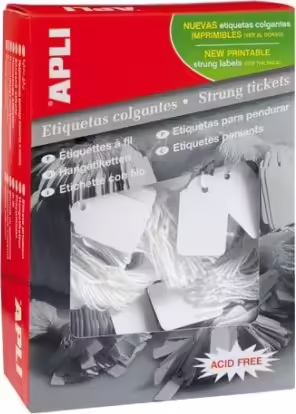 APLI 00389 etiqueta sin adhesivo 1000 pieza(s) Blanco | 8410782003892 imagen 1