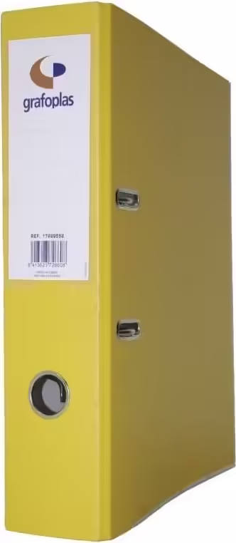 ARCHIVADOR CON PALANCA 45MM GRAFCOLOR AMARILLO 17269360 | 8413623726486 imagen 1