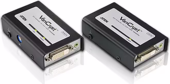 ATEN Extensor DVI/Audio sobre Cat 5 (1920 x 1200 a 40 m) | VE600A-AT-G | 4710423777736 imagen 1