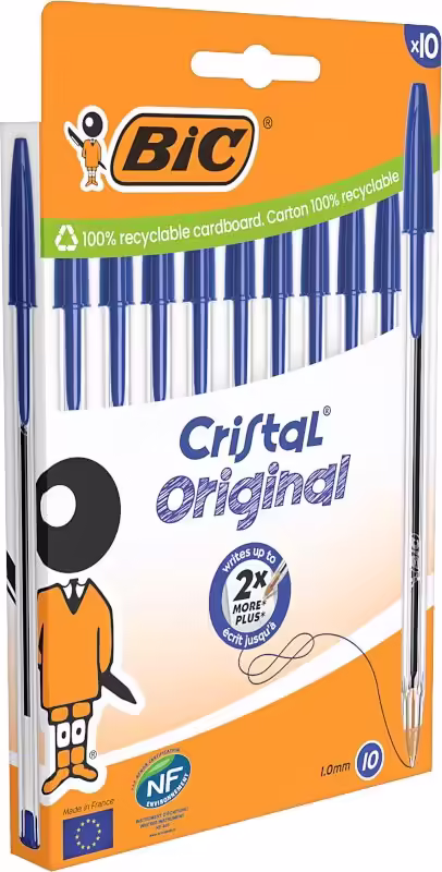 BIC 516352 bolígrafo Azul Medio 10 pieza(s) | 3086123734746 imagen 1