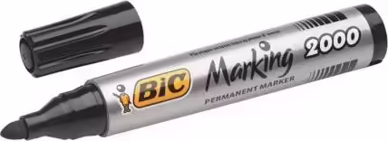 BIC MARKING 2000 ECO ROTULADOR MARCADOR PUNTA 4.9MM RESISTENTE NEGRO 8209153 | 3086129999699 imagen 1
