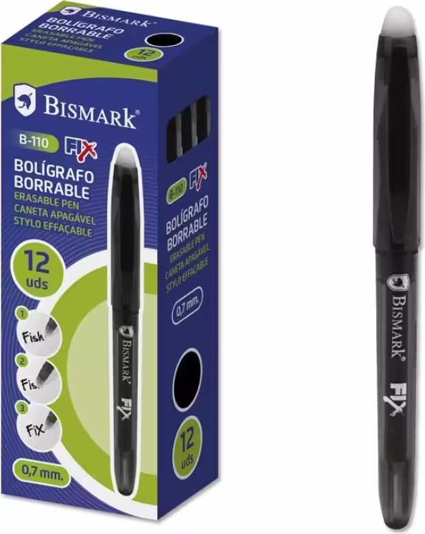 Bismark 327536 bolígrafo Negro 12 pieza(s) | 8430173275363 imagen 1