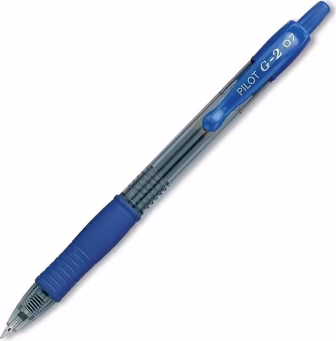 BOLIGRAFO ROLLER RETRACTIL PILOT PUNTA 0.7MM G2 AZUL NG2A | 4902505163180 imagen 1
