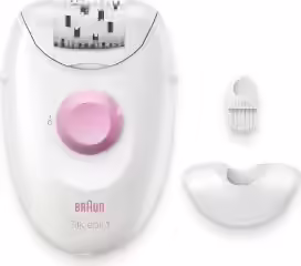 Braun Silk-épil 1 1-010 depiladora 20 pinzas Rosa, Blanco | SE1-010 | 7500435224932 imagen 1