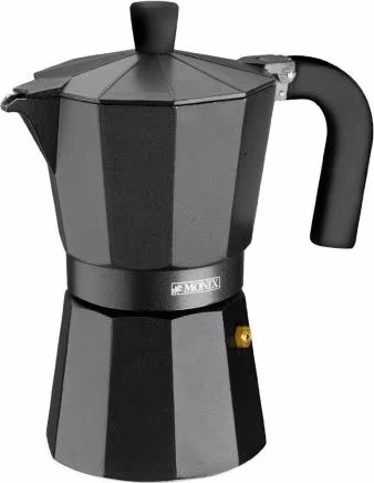 CAFETERA MONIX VITRO NOIR CAPACIDAD 9 TAZAS ALUMINIO CON RECUBRIMIENTO ANTIADHER | M640009 | 8435092408144 imagen 1