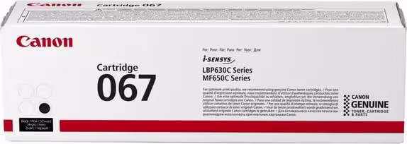 Canon 067 cartucho de tóner 1 pieza(s) Original Negro | 5102C002 | 4549292187564 imagen 1