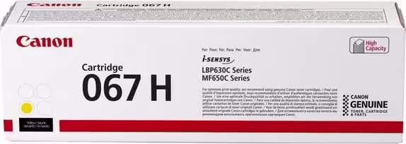 Canon 067H cartucho de tóner 1 pieza(s) Original Amarillo | 5103C002 | 4549292187595 imagen 1