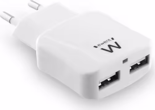 CARGADOR EWENT EW1302 2 PUERTOS USB 2.4 (12W) | 8054392613463 imagen 1
