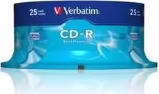 CD-R VERBATIM 25 UNIDADES 700MB 52X 43432 | 0023942434320 imagen 1