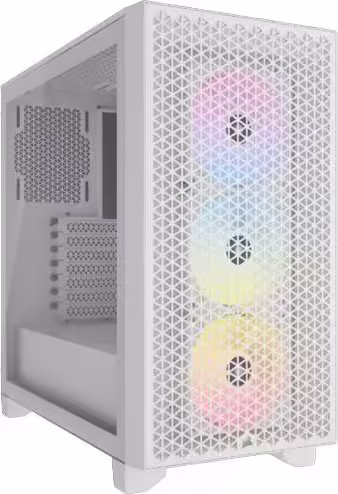 Caja Corsair 3000D ARGB ATX Blanca (CC-9011256-WW) | 0840006610861 imagen 1