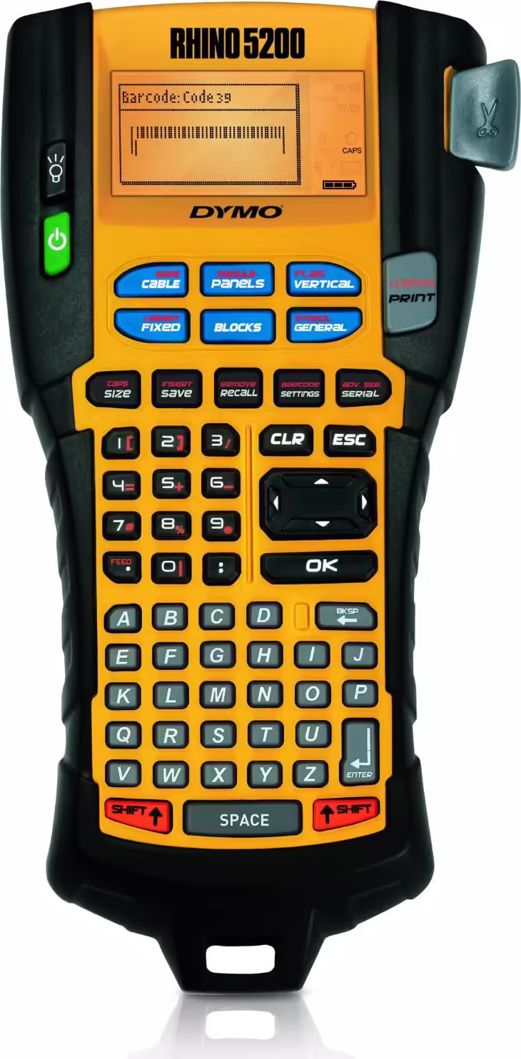 DYMO RHINO 5200 impresora de etiquetas Transferencia térmica 180 x 180 DPI ABC | S0841480 | 3501170841488 imagen 1