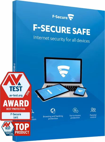 F-Secure Safe 5-Devices 2 year FCFXBR2N005E1 | 8718469573448 imagen 1