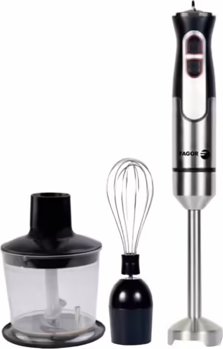 Fagor Divamix Innox 0,6 L Batidora de inmersión 1000 W Negro, Gris, Acero inoxi | FGE04002 | 8436589741423 imagen 1