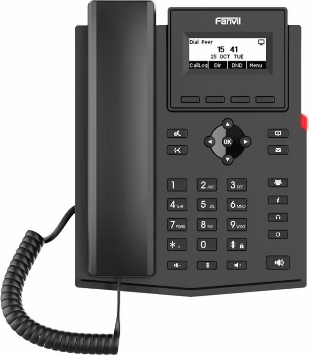 Fanvil X301W teléfono IP Negro 2 líneas LCD Wifi | 6937295603927 imagen 1