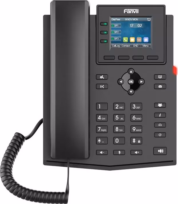 Fanvil X303P teléfono IP Negro 4 líneas LCD | 6937295603873 imagen 1