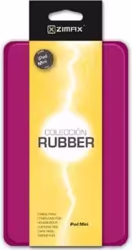 FUNDA TABLET ZIMAX IPAD MINI 3 RUBBER VIOLETA ZX035 | 8255255338640 imagen 1
