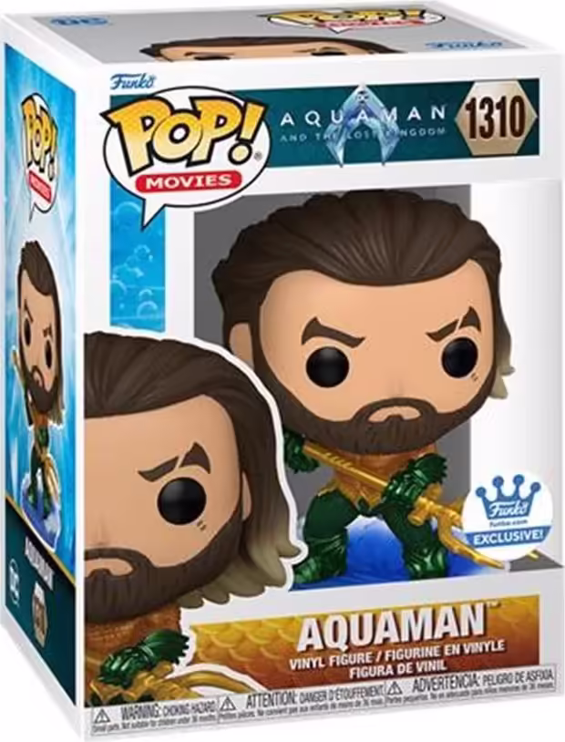Funko pop peliculas aquaman y el reino perdido aquaman | 889698681865 | 0889698681865 imagen 1