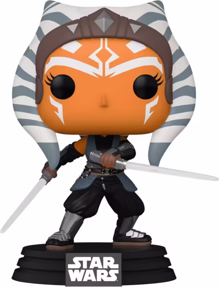 Funko pop star wars the mandalorian ahsoka con sables 54527 | 889698545273 | 0889698545273 imagen 1