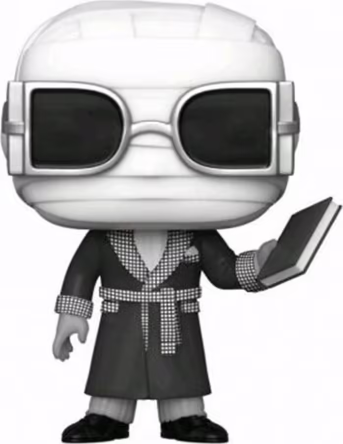 Funko pop universal studios monster hombre invisible black & white exclusivo 468 | 889698468565 | 0889698468565 imagen 1