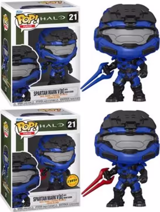 Funko pop videojuegos halo infinite mark v [b] con espada azul con opcion chase  | 889698593366 | 0889698593366 imagen 1